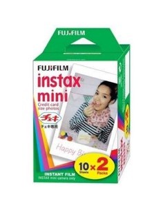 Pack 2 cartuchos - carga fujifilm 10 fotos instax mini