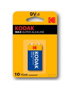 Blister pilas kodak alcalina max 6lr61 9v