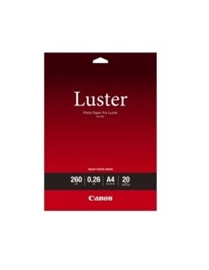 Papel fotografico canon lu - 101 a3 - 297x420mm - 260g - brillo - 20 hojas