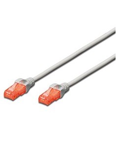 Cable red ewent latiguillo rj45 utp cat6 3m gris