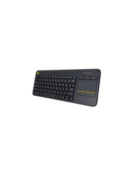 Teclado logitech k400 plus touch keyboard negro wireless inalambrico