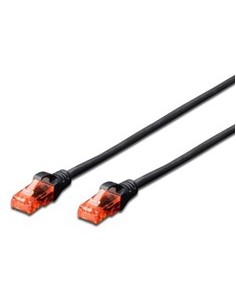 Cable red ewent latiguillo rj45 utp cat6 2m negro