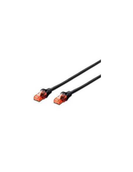 Cable red ewent latiguillo rj45 utp cat6 5m negro