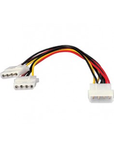 Duplicador cable de alimentacion atx equip conector molex 5.25 x2