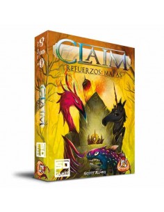 Juego de mesa claim refuerzos: mapas pegi 10