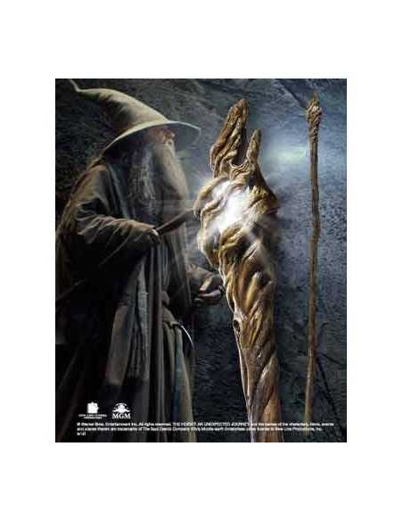 Replica the noble collection el hobbit vara de gandalf con luz 185 cm
