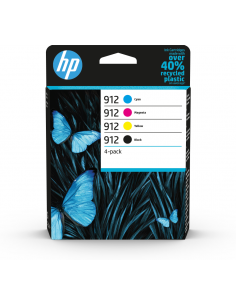 Cartucho tinta hp 912 pack ahorro negro cian magenta amarillo