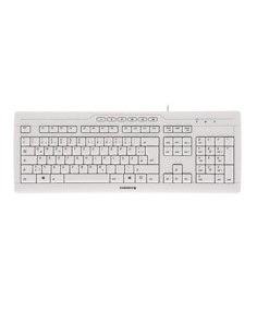 Teclado cherry stream 3.0 usb ultraplano blanco