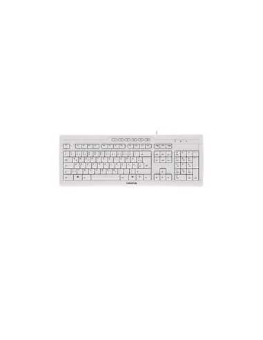 Teclado cherry stream 3.0 usb ultraplano blanco