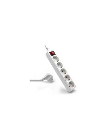 Regleta ewent 5 tomas shucko 16a interruptor