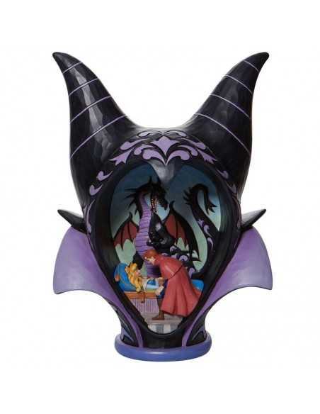 Figura enesco disney diorama la bella durmiente malefica style