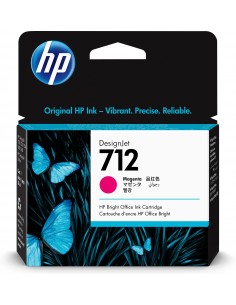 Cartucho tinta hp 712 - 3ed68a - 29 ml - t210 - t230 - t250 - t630 - t650 - magenta