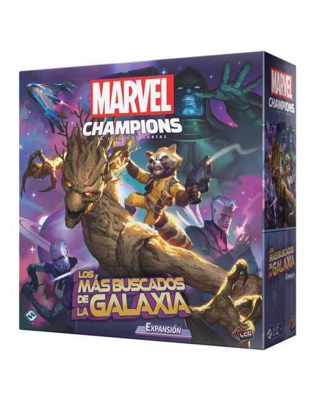 Juego de mesa marvel champions: los mas buscados de la galaxia pegi 14