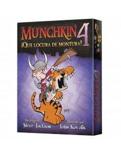 Juego de mesa munchkin 4: Â¡que locura de montura! pegi 10