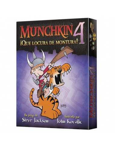 Juego de mesa munchkin 4: Â¡que locura de montura! pegi 10