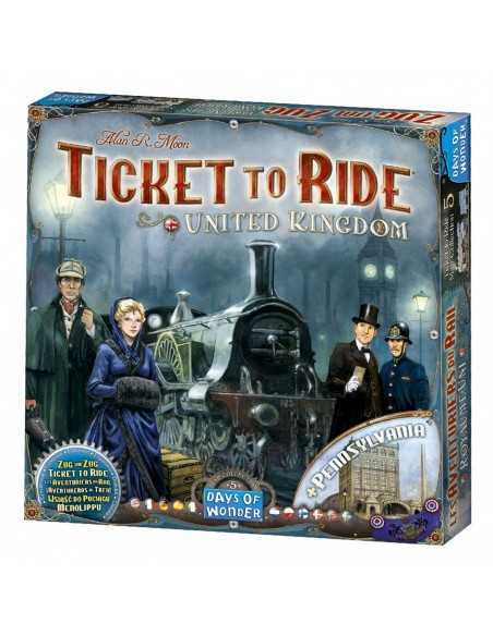 Juego de mesa Â¡aventureros al tren! reino unido pegi 8