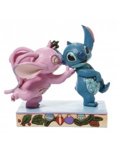 Figura enesco disney lilo & stitch stitch y angel con muÃ©rdago