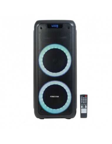 Altavoz portatil fonestar party - duo bluetooth - 100w - mando a distancia