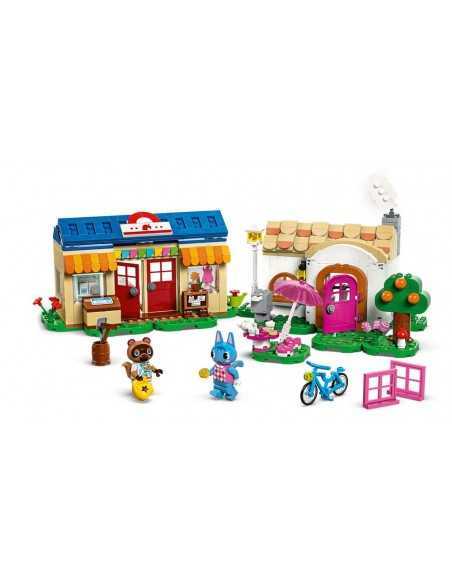 Lego animal crossing mininook y la casa de minina
