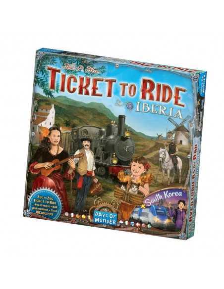 Juego de mesa Â¡aventureros al tren! iberia y corea del sur edad recomendada 8 aÃ±os
