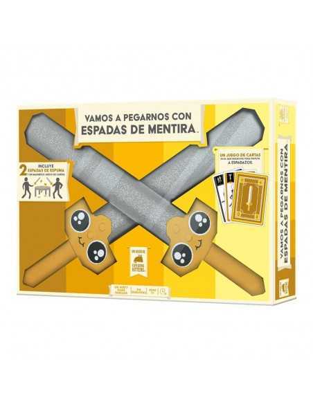 Juego de mesa vamos a pegarnos con espadas de mentira edad recomendada 10 aÃ±os