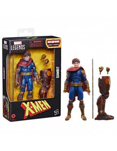 Figura hasbro marvel legends series build a figure marvels nemesis x - men gambit