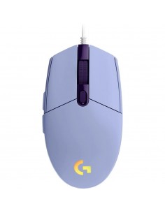 Raton gaming logitech g102 lightsync lila
