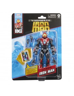 Figura hasbro marvel legends mini comics ultimate ironman