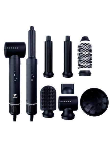 Secador de pelo thulos 7 en 1 th - by25 color negro 1400w