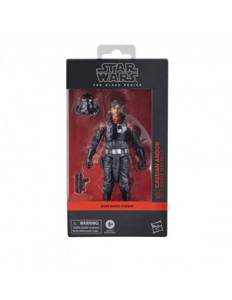 Figura hasbro star wars the black series cassian andor (sienar test pilot)