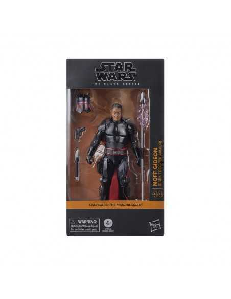 Figura hasbro star wars the mandalorian the black series moft gideon (dark trooper armor)