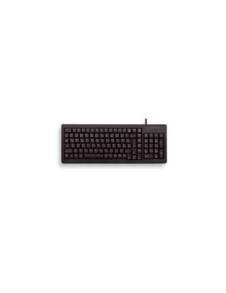 Teclado cherry slim reducida pad numerico usb negro