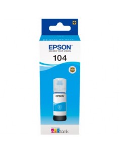 Cartucho ecotank epson 104 cian ink 65ml botella