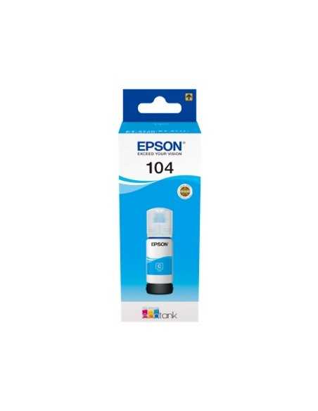 Cartucho ecotank epson 104 cian ink 65ml botella
