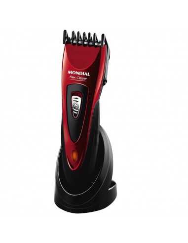 Cortapelos mondial cr - 04 6 accesorios - 2 guias - recargable - 60 minutos