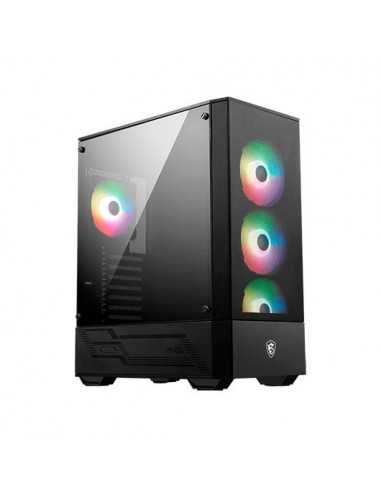 Caja ordenador gaming msi mag forge 112r atx 4 x 120mm 2 x usb 3.2 argb