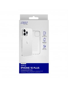 Carcasa myway para apple iphone 15 plus transparente