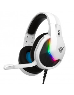 Auriculares gaming phoenix x - io blancos multiplataforma con cable jack y adaptador