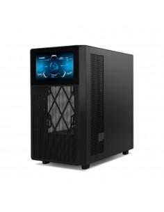 Caja ordenador gaming nox hummer bios atx lcd 8 pulgadas cristal templado negra
