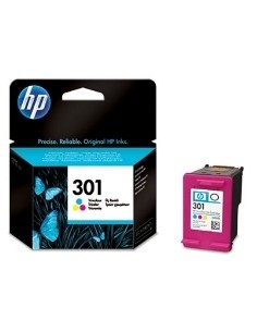 Cartucho tinta hp 301 ch562ee tricolor 3ml1050 - 2050 - 2050s