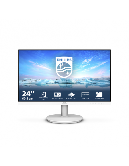 Monitor philips 24 pulgadas pulgadas led display blanco