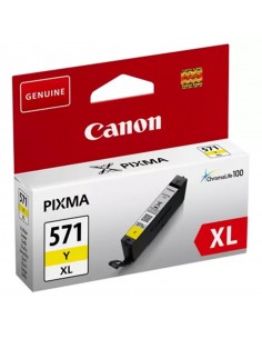 Cartucho tinta canon cli - 571y xl amarillo mg5751 mg6851 mg7750