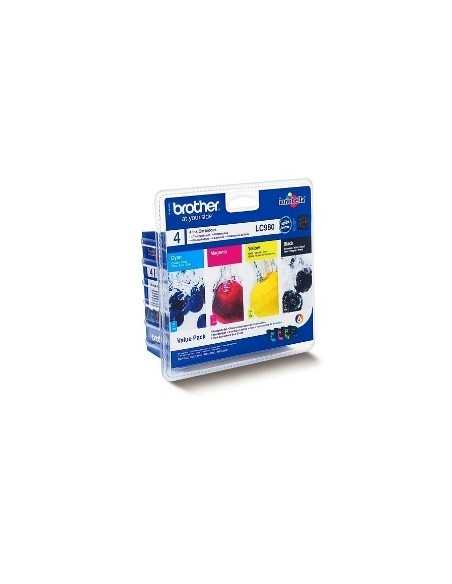 Multipack brother lc980valpb dcp145 - 195c - 165c - 375cw - mfc250c - 255cw - 290c - 295cn