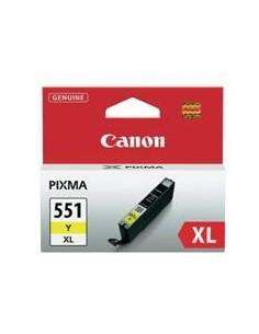Cartucho tinta canon cli 551 xl amarillo mg6350 - mg5450