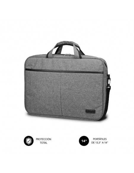 Maletin subblim elite para portatil 13.3 pulgadas - 14 pulgadas gris