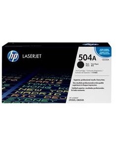 Toner hp 504a ce250a negro 5000 paginas cm3530 - cp3525