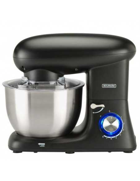 Amasadora bourgini kitchen chef plus 5.52l negra