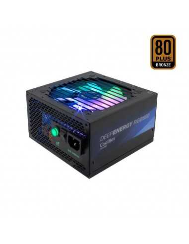 Fuente de alimentacion coolbox deep energy rgb600 - 600w 80+ bronze gaming rgb