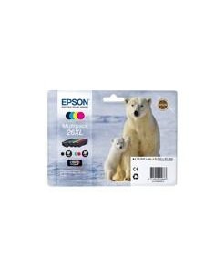 Multipack epson t263640 26xlxp - 510 - 520 - 600 - 605 - 610 - oso polar