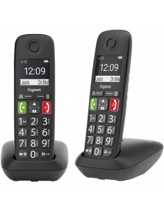 Telefono fijo inalambrico gigaset e290 duo negro 300 numeros - 42 tonos